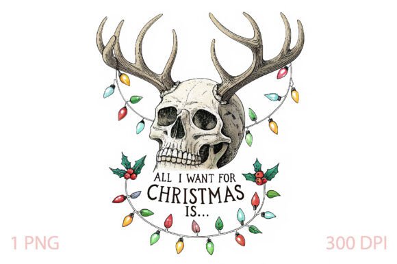 All I Want for Christmas is PNG: Festive Illustrations
