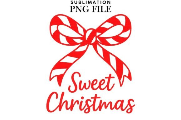 Christmas Bow Png Design for T-shirts Illustrations