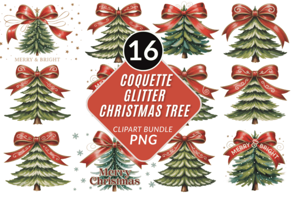 Coquette Glitter Tree Clipart: Illustrations Review