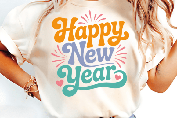 Happy New Year Shirt, Christmas T-shirt Illustrations