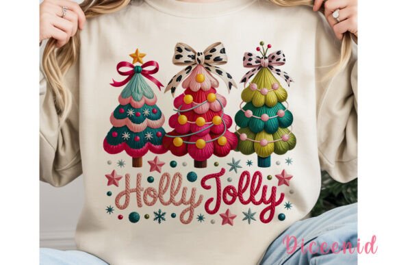 Holly Jolly Christmas Trees PNG Clipart Review