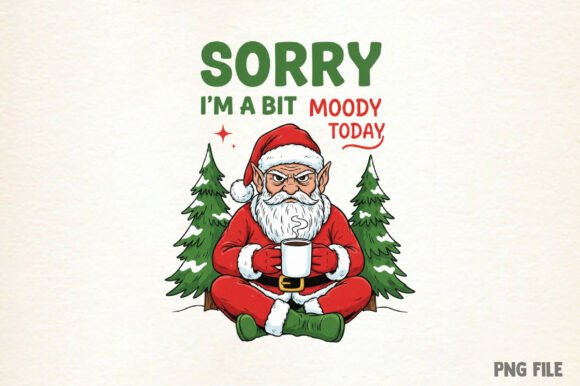 Moody Christmas Illustrations for Bloggers
