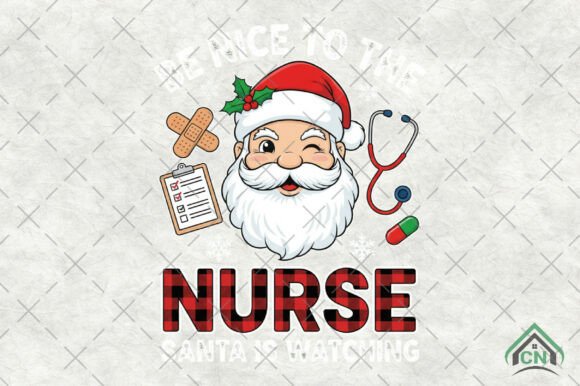Nurse Christmas Gift: Festive Illustrations for Blogs