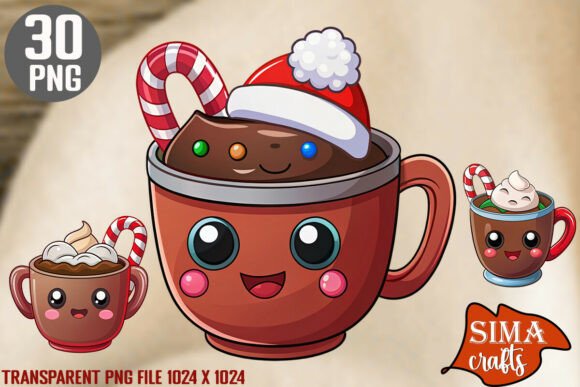 Review: 30 Christmas Hot Cocoa Illustrations