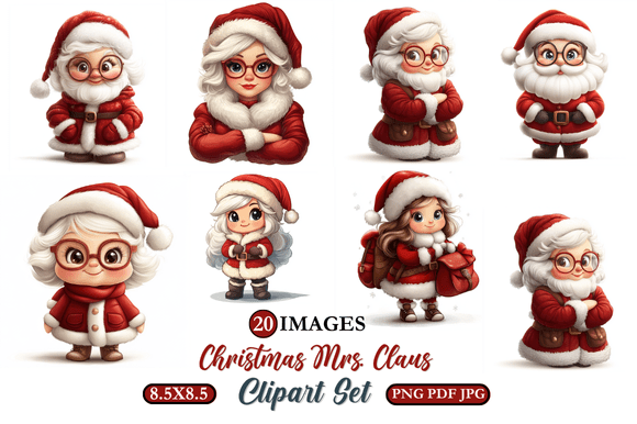 Reviewing the Christmas Mrs. Claus Clipart Set for Embroidery