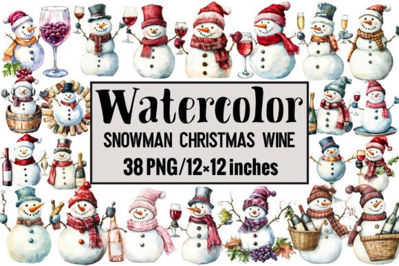 Snowman Christmas Winter Illustrations Review